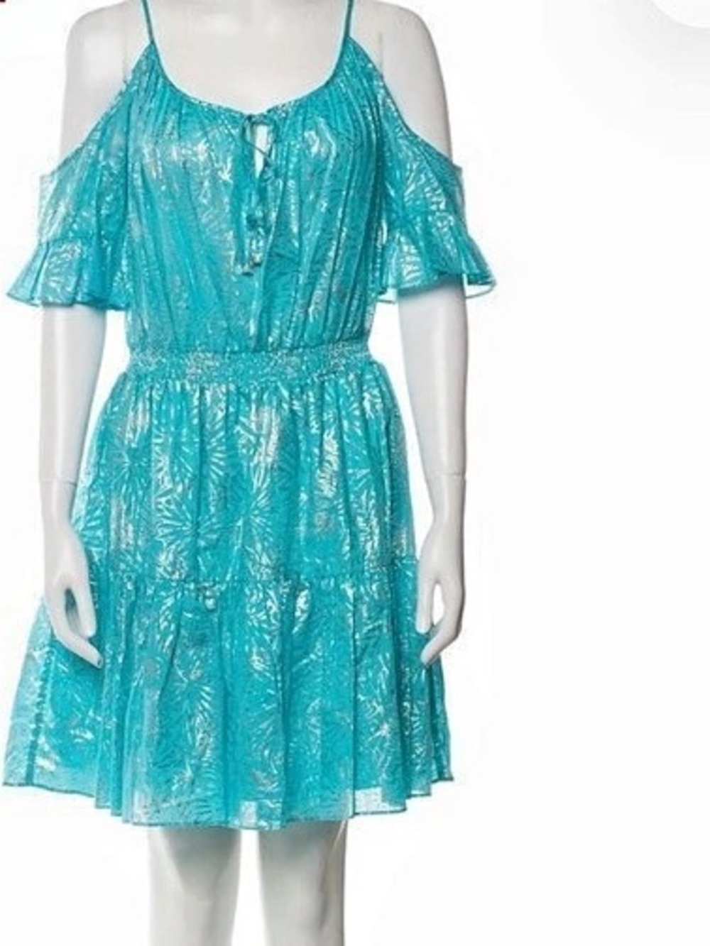 Michael Kors A-Line Dress Blue A-Line Mini Dress Size Medium Used